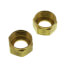 1/2" Faucet Shank Nuts for 3/8" OD Tube (2 per card)