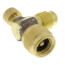 Thumbscrew Core Depressor for 1/4" Male Flares (Compact for Use in Close Quarters)