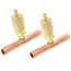 Tee Fitting Service Valve (2 Pack)