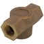 1" Midwest Bronze Sight Flow Indicator