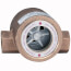 1" Midwest Double Window Bronze Sight Flow Indicator