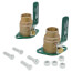 1-1/4" Sweat Shut-Off Freedom Swivel-Flange Set (Low Lead)