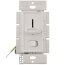 Skylark Dual Fan/Light Control, 1.5A Fan and 300W Incandescent/Halogen Light, 120V, Single Pole, SFSQ-LFH-WH, White, Clamshell Packaging