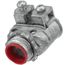 3/8" Duplex Saddle Grip Cable Connector w/ Insulated Throat