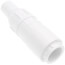 3/4" PVC Sch. 40 Short Repair Coupling (Spig x Soc - PVC White with EPDM O-ring)