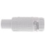 1" PVC Sch. 40 Short Repair Coupling (Spig x Soc - PVC White with EPDM O-ring)