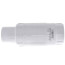 1-1/2" PVC Sch. 40 Short Repair Coupling (Spig x Soc - PVC White with EPDM O-ring)