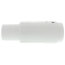 2" PVC Sch. 40 Short Repair Coupling (Spig x Soc - PVC White with EPDM O-ring)
