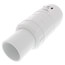 2" PVC Sch. 40 Short Repair Coupling (Spig x Soc - PVC White with EPDM O-ring)