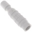 1/2" PVC Sch. 40 Short Repair Coupling (Soc x Soc - PVC White with EPDM O-ring)
