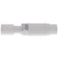 1/2" PVC Sch. 40 Short Repair Coupling (Soc x Soc - PVC White with EPDM O-ring)