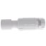 1" PVC Sch. 40 Short Repair Coupling (Soc x Soc - PVC White with EPDM O-ring)