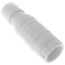 1-1/2" PVC Sch. 40 Short Repair Coupling (Soc x Soc - PVC White with EPDM O-ring)