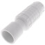 1-1/2" PVC Sch. 40 Short Repair Coupling (Soc x Soc - PVC White with EPDM O-ring)