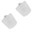 Price Pfister New Style Windsor Faucet Handles for Lav/Kitchen, Pair (Clear/Chrome)
