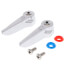 T & S Brass Lever Faucet Handles for Lav/Kitchen, Pair (Chrome)