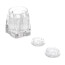 Universal Long/Shallow Broach Diverter Handle for Tub/Shower (Clear)