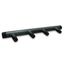 2" Black Steel Boiler Header with 1" Outlets (7 Branches)