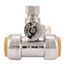 3/4" SharkBite x 3/4" SharkBite x 3/8" Compression Tee Stop (Lead Free), 24986A
