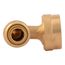 1/4" SharkBite x 3/4" Garden Hose Nut 90-Degree Elbow (Lead Free), U2276LFA