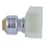 1/4" (3/8" OD) SharkBite x 1/2" Faucet Reducing Connector (Lead Free), U3525LFA