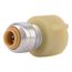 1/4" (3/8" OD) x 7/8" SharkBite Ballcock Toilet Reducing Connector (Lead Free), U3531LFA