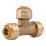 1/4" x 1/4" x 1/4" SharkBite Tee (Lead Free), U358LFA