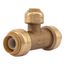1/2" x 1/2" x 1/4" SharkBite Reducing Tee (Lead Free), U359LFA