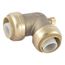 1" SharkBite Elbow with 1/8" NPSM Thread Drain/Vent (Lead Free), U5260LFA