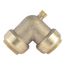 1" SharkBite Elbow with 1/8" NPSM Thread Drain/Vent (Lead Free), U5260LFA