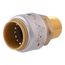 3/4" x 1/2" SharkBite Max MNPT Bullnose Adapter, UR138A