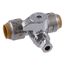 1/2" Sharkbite Max x 1/2" Sharkbite Max x 1/4" Compression Tee Stop (Lead Free)