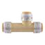 3/4" x 3/4" x 3/4" SharkBite Max Slip Tee (Lead Free), UR3370A