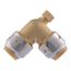 1/2" SharkBite Max Elbow with 1/8" NPSM Thread Drain/Vent (Lead Free), UR5248A