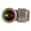 3/4" SharkBite Max 90-Degree Elbow with 1/8" NPSM Thread Drain/Vent (Lead Free), UR5256A