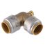3/4" SharkBite Max 90-Degree Elbow with 1/8" NPSM Thread Drain/Vent (Lead Free), UR5256A