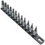 3/8" Drive Torx Bit Socket Set with Rail, 12-Piece (T10-T60)