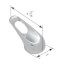 Mixet Single Lever Volume Control Handle for Tub/Shower (Chrome)