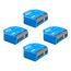 1 Gen4 1-Channel Smart Relay Switch, Dry Contacts, 16A, Compatible with Google Home & Alexa (Blue) (Pack of 4)