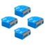 1 Gen4 1-Channel Smart Relay Switch, Dry Contacts, 16A, Compatible with Google Home & Alexa (Blue) (Pack of 4)