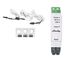 Pro 3-Phase Energy Monitor with 3x 63A Current Transformers, DIN Rail
