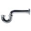 1-1/4" Chrome Plated Brass P-Trap, 17 GA