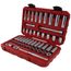 3/8" Drive 6-Point Socket and Ratchet Set, 46-Piece (5/16-3/4", 8-19mm)