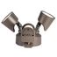 Dual Head LED Security Light w/ Motion Sensor, 24W, 4000K (Bronze)