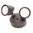 Dual Head LED Security Light, 24W 4000K (Bronze)
