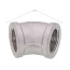 T304 1" Stainless Steel 45-Degree Elbow