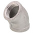 T304 1-1/4" Stainless Steel 45-Degree Elbow