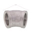 T304 1-1/2" Stainless Steel 45-Degree Elbow