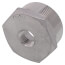 T304 2" x 1/2" Stainless Steel Hex Bushing