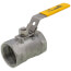 1-1/2" IPS Standard Port 316 Stainless Steel 1-Piece Ball Valve